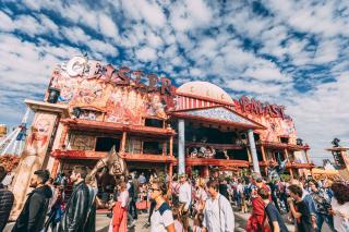 Geisterpalast während des Oktoberfests