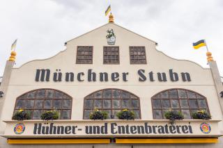 Blick auf die Münchner Stubn auf dem Oktoberfest