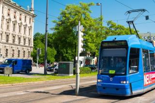 Trambahn am Stachus