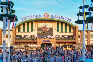 Die Pschorr Bräurosl auf dem Oktoberfest