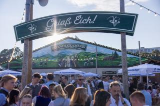 Das Musikantenzelt Boandlkramerei auf der Veranstaltung Oide Wiesn